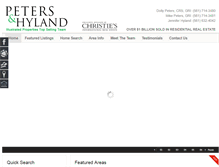 Tablet Screenshot of petersandhyland.com